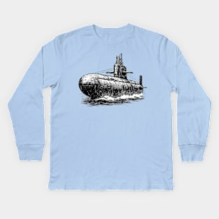 Submarine Kids Long Sleeve T-Shirt